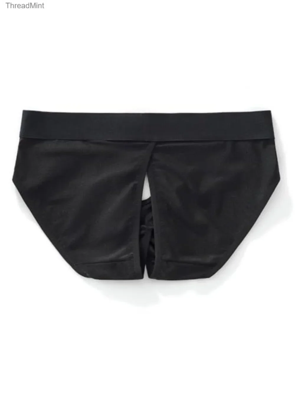 Men's Low Rise Mesh Briefs with Open Cutout Design, Breathable Quick Dry